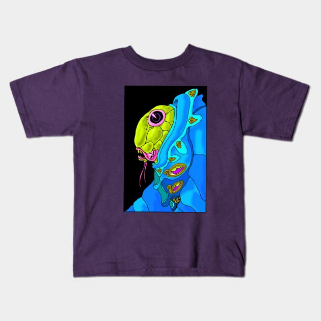 Sheel'gredival of the Deep Keep Kids T-Shirt by Hereticwerks